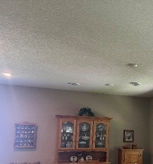 knockdown textured ceiling before repaint Preview Image 8