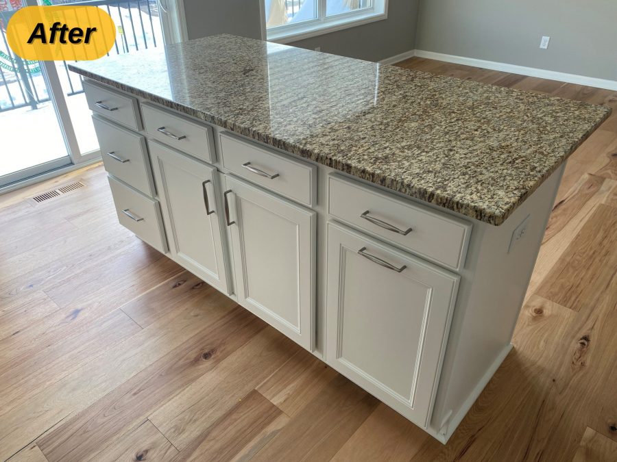kitchen island with white cabinets Preview Image 2