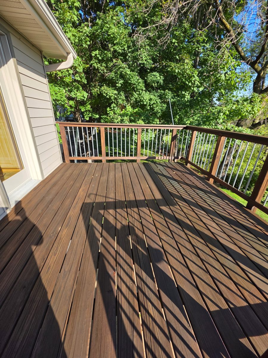 deep brown stained home deck Preview Image 2