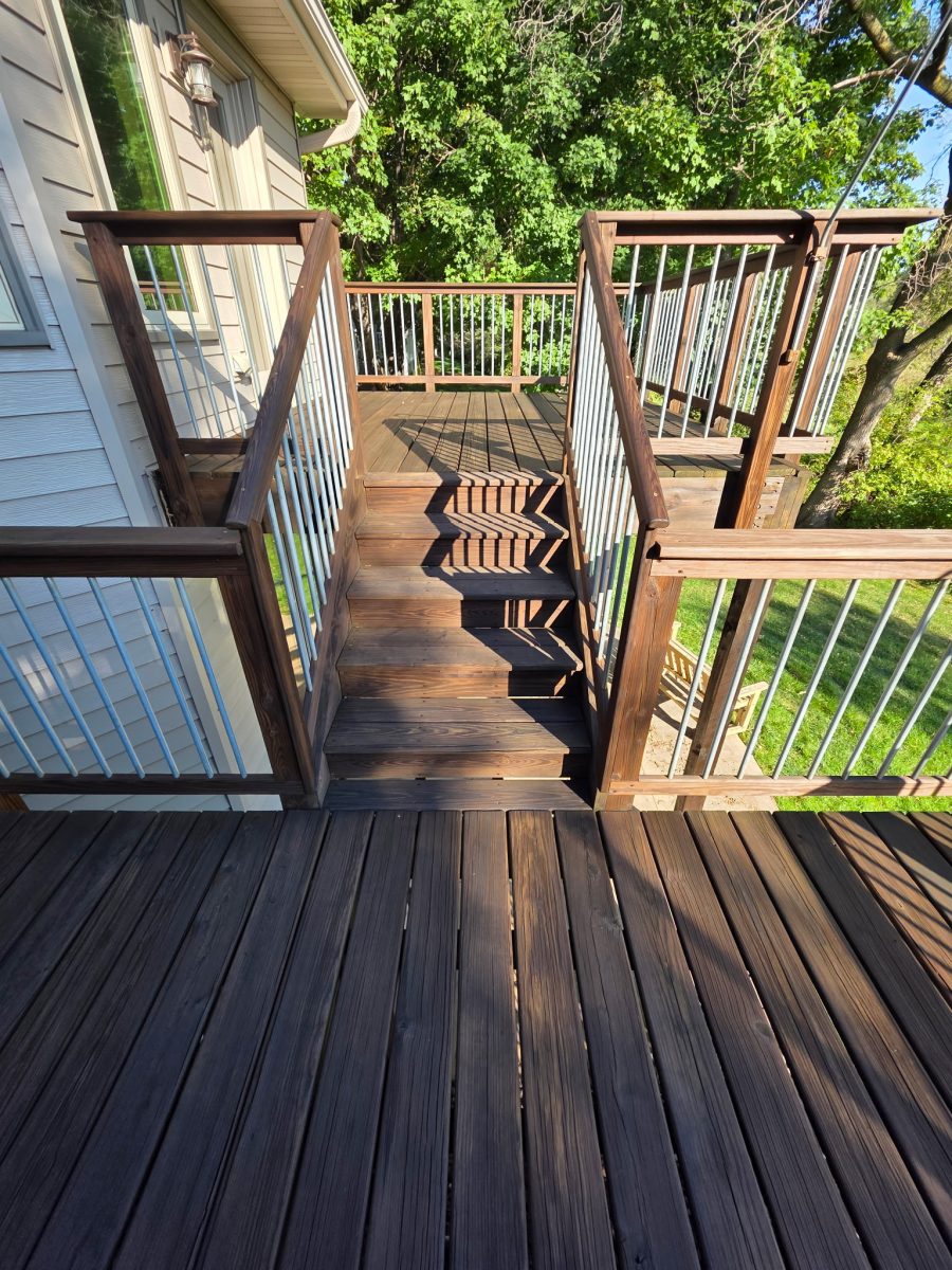 deep brown stained home deck Preview Image 5