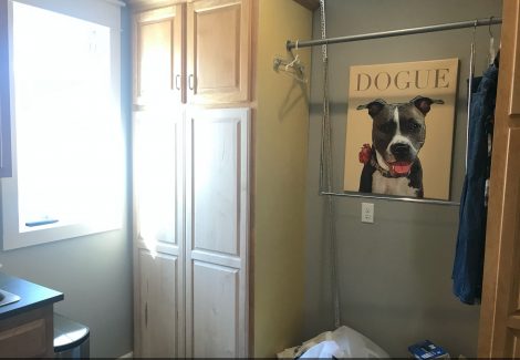 Cabinets before enameling