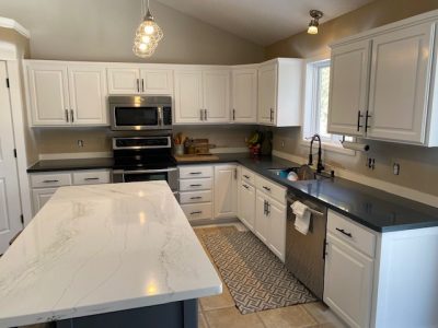 Kitchen Cabinet Enameling in Maple Grove