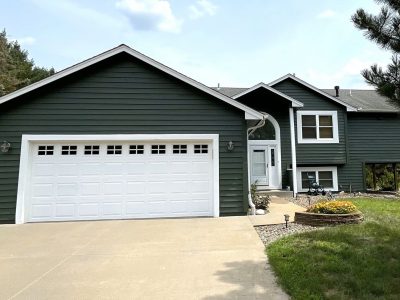 front of home with attached garage