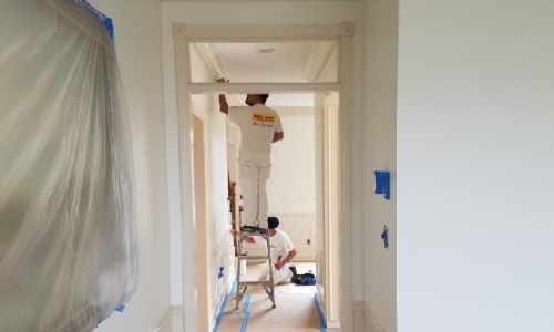Crown Molding Rot Repair & Painting