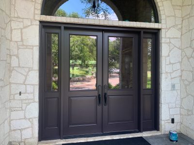 front door painting project