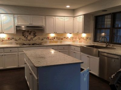 House Painting Shavano Park, TX Kitchen Cabinets After