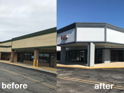 commercial retail center painters nwi