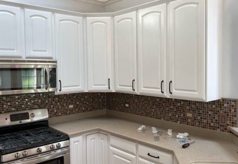 Residential Interior Painting, Kitchen Cabinets