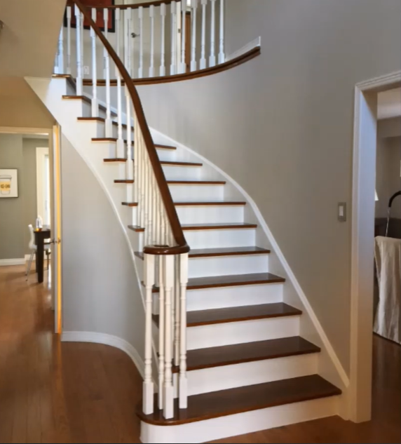 Wood Staircase Painting and Staining Services Near Me