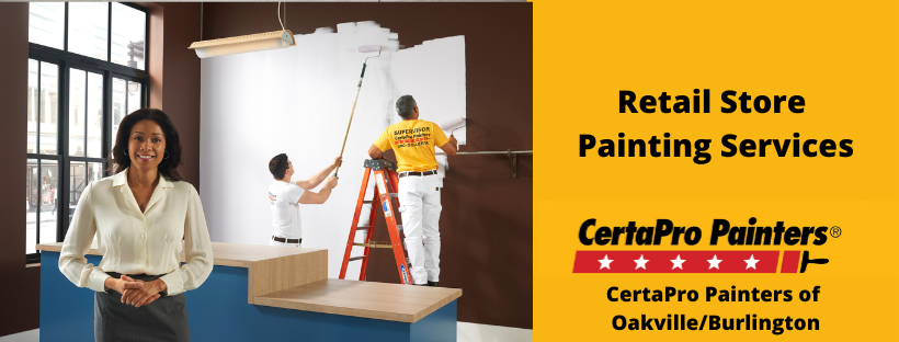 Retail Store Painting Services Oakville Burlington