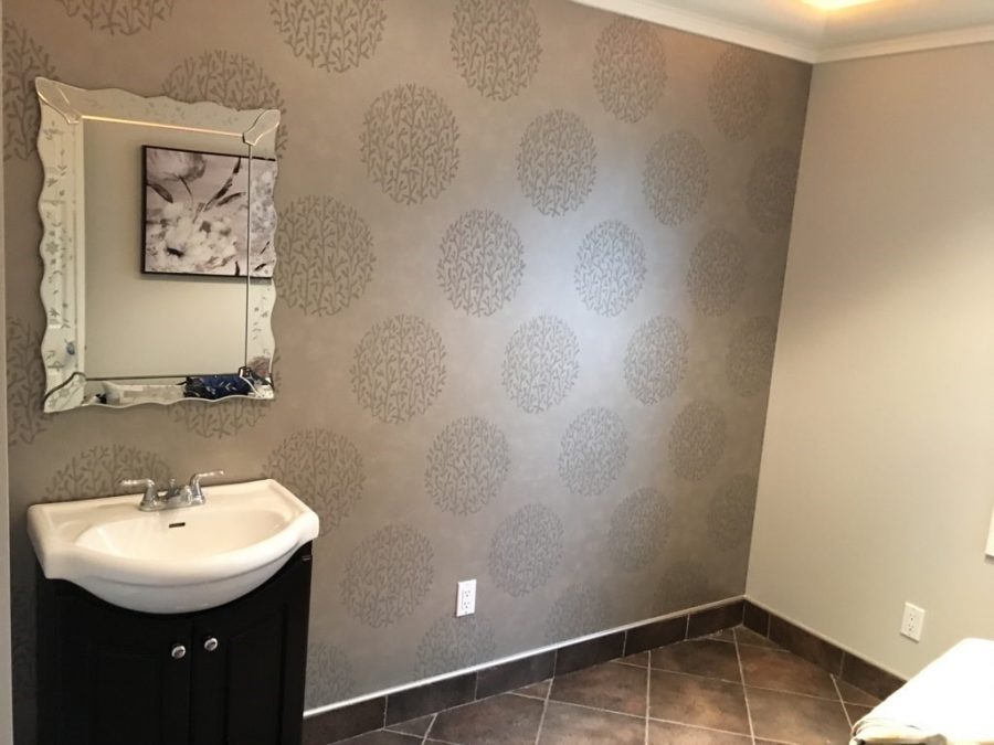 Bathroom wallpaper installation Preview Image 2