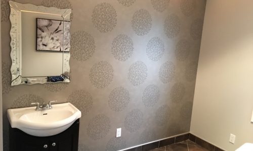 Bathroom Wallpaper Boa Salon design