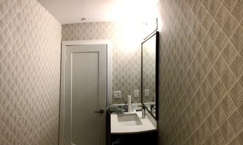 Bathroom Wallpaper Sanura Design Installation