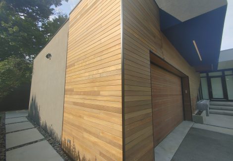side of house after painting