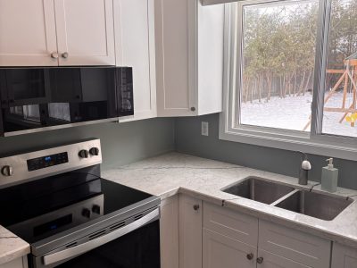 kitchen walls after painting