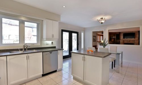 White Kitchen Cabinet Painting