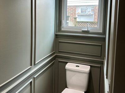 bathroom after colour drenching