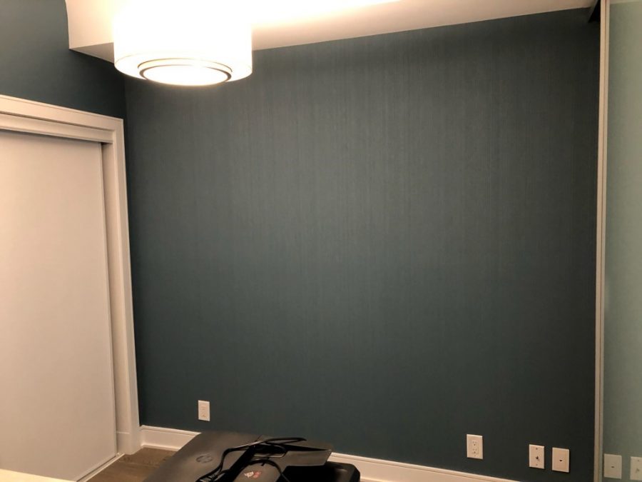 Bedroom wallpaper Sanura Design installation Preview Image 3