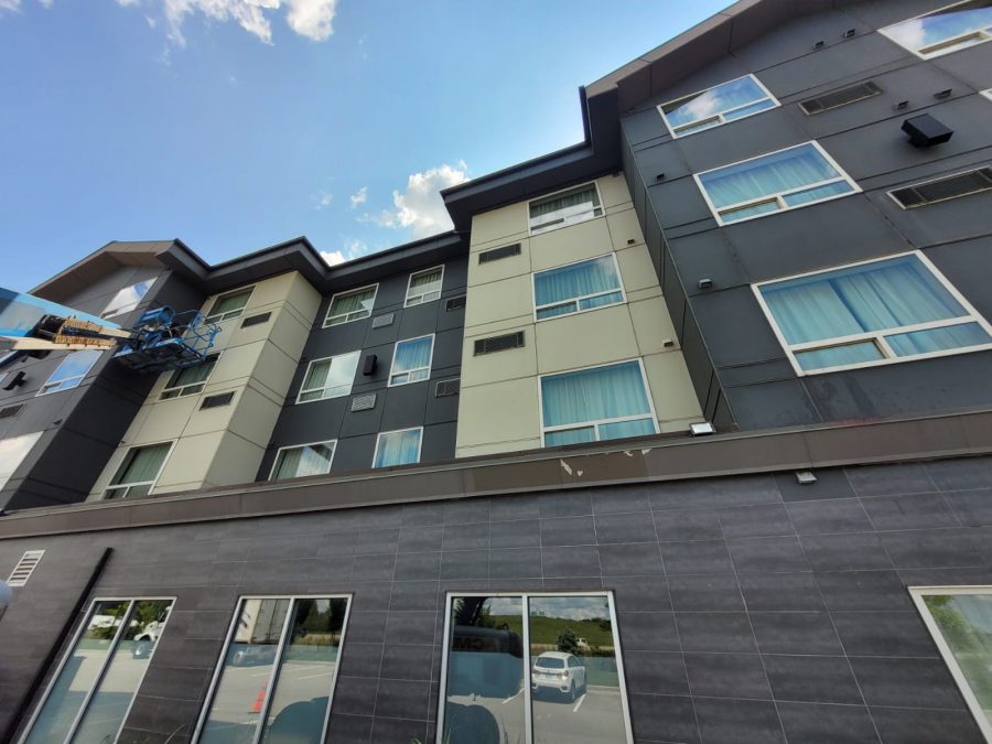 sandman hotel exterior painting Preview Image 1