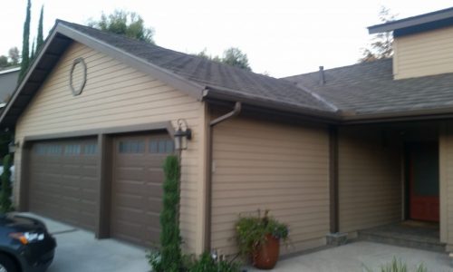 Brown Exterior House Painting