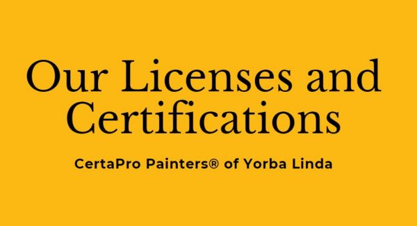 Yorba Linda Licenses and Certifications