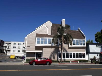 exterior office painting in Long Beach.