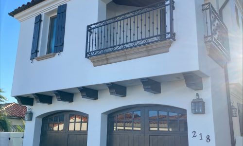 View of Residence After Painting was Completed