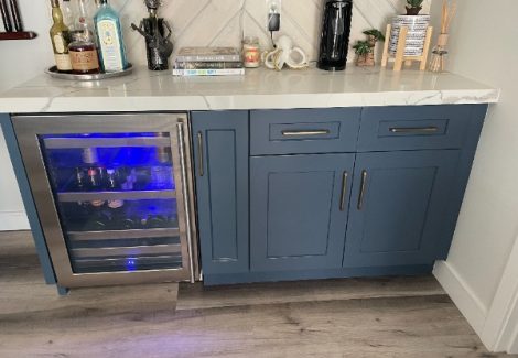 cabinets before project starts