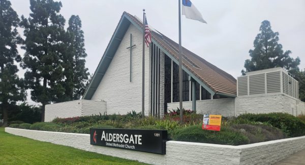 church exterior after repaint