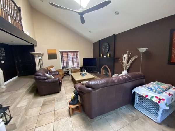 home interior room with brown wall and brown furniture Preview Image 7