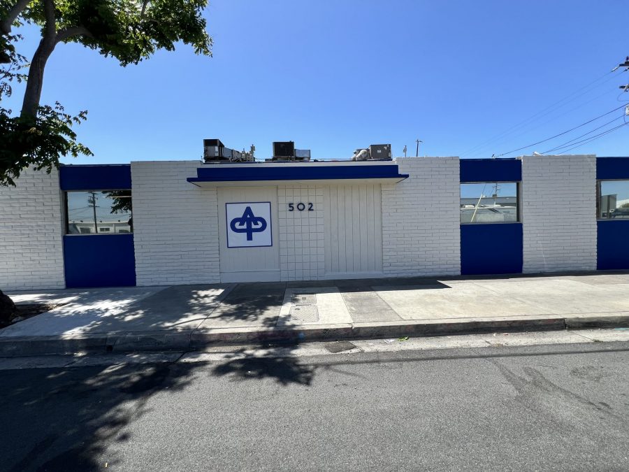 blue and white commercial building front Preview Image 4