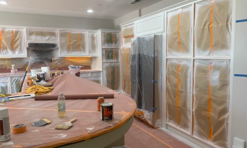 Prep work and Progress Photo