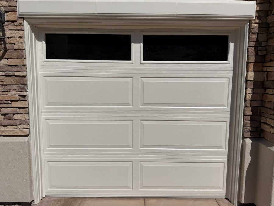 white painted garage door Preview Image 2