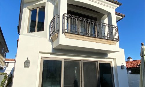 Rearview of Home After Painting