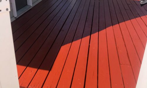 Deck Staining Project
