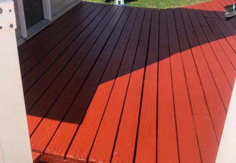 painted deck