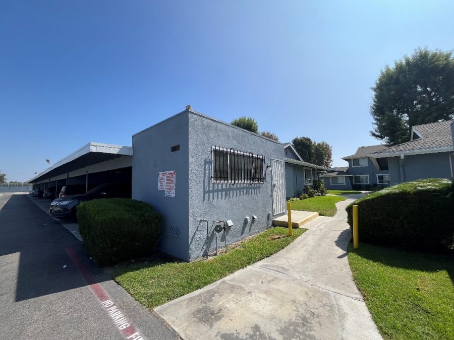utility building at apartment complex after repainting Preview Image 5