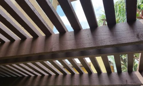 Patio Cover Painting Project