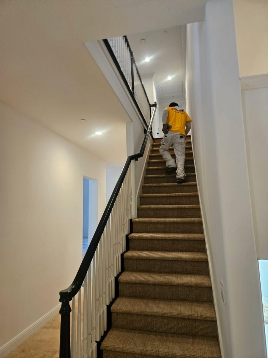 painter on staircase Preview Image 2