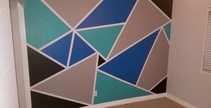 Teen Bedroom Accent Wall In Yorba Linda