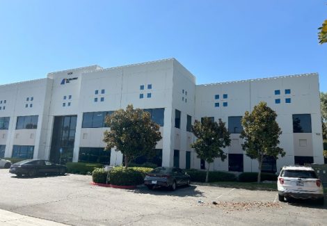 commercial warehouse exteriror before repaint