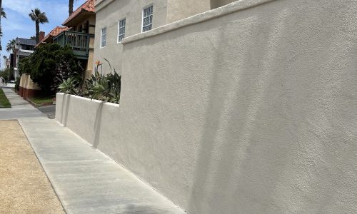 You would never know there was any damage to the walls.