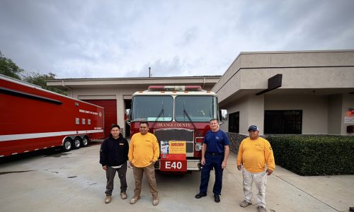 painting crew at firehouse