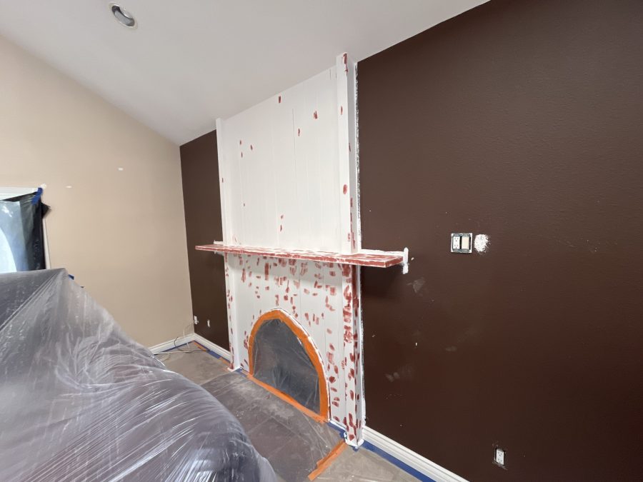 brown interior wall during repaint Preview Image 11