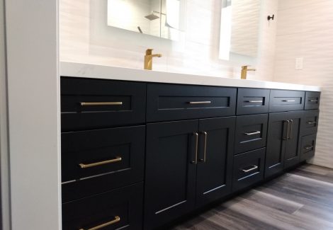 after painting cabinets in Dana Point