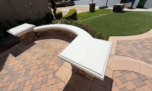 Repainting Exterior Half Wall