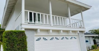White Painted Exterior in Yorba Linda