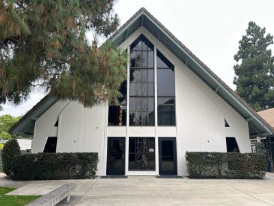 repainted church exterior