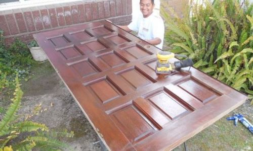 Sanding & Prep for Wooden Doors