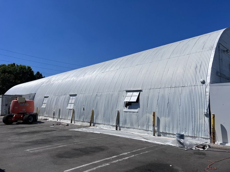 industrial building exterior after painting Preview Image 2